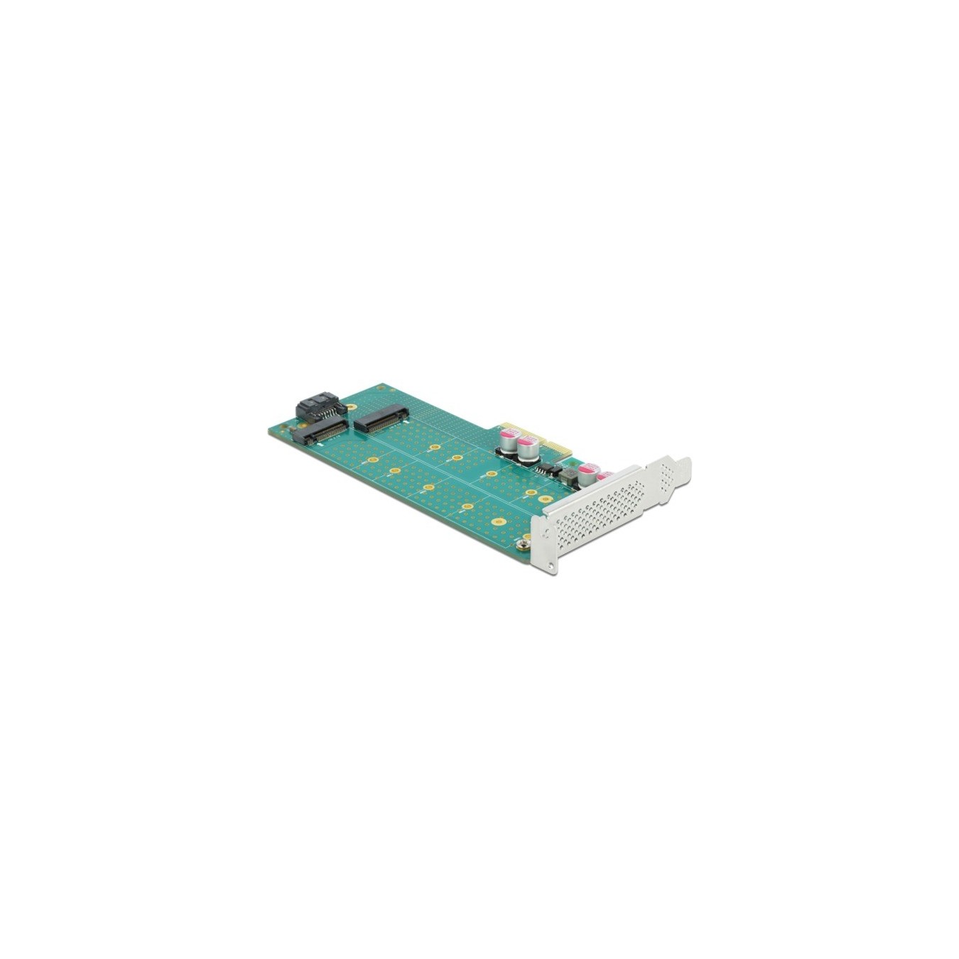 PCI Express x4 Card - 1 x M.2 Key B + 1 x NVMe M.2 Key M, Controller — Buy in Cyprus with Fast Delivery
