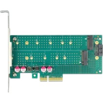 PCI Express x4 Card - 1 x M.2 Key B + 1 x NVMe M.2 Key M, Controller — Buy in Cyprus with Fast Delivery
