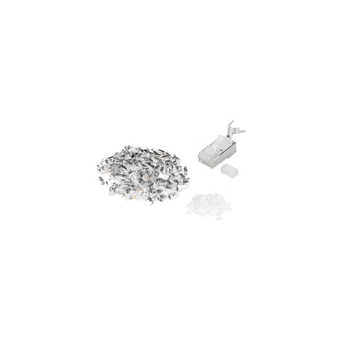 Modular plug for round cable - CAT 6A - Shielded — Buy in Cyprus with Fast Delivery