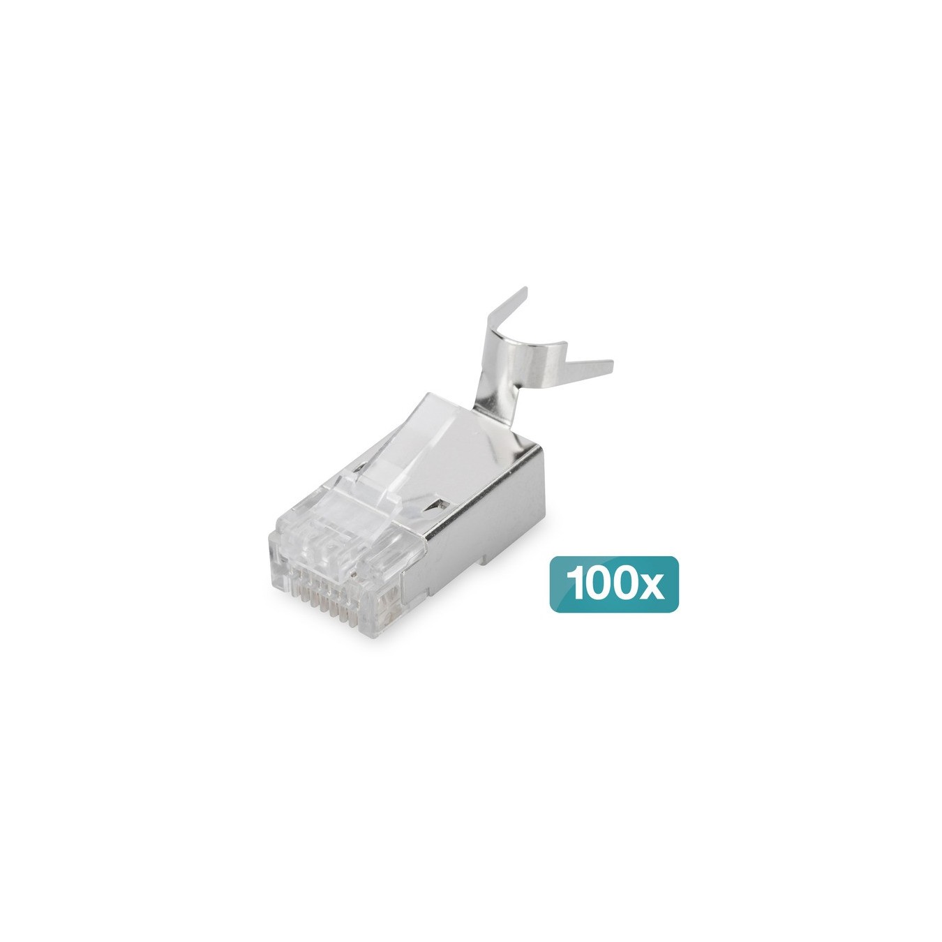 Modular plug for round cable - CAT 6A - Shielded — Buy in Cyprus with Fast Delivery