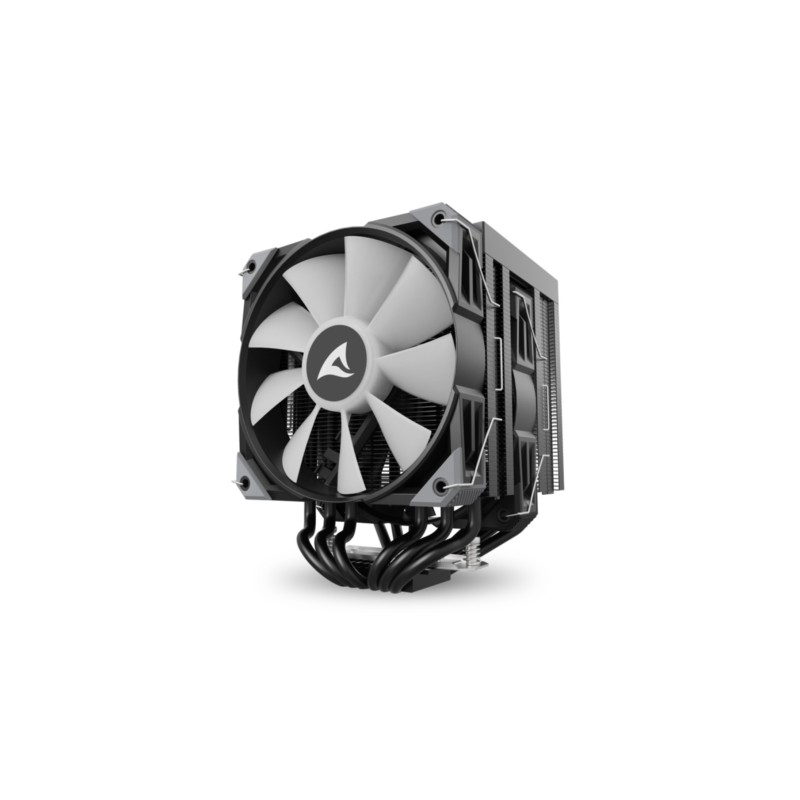 Buy Sharkoon A60 Air Cooler - A60 - RGB Black, Dual 120mm Fans, 6 Heatpipes, LGA... in Cyprus, Nicosia, Limassol, Larnaka, Pafos