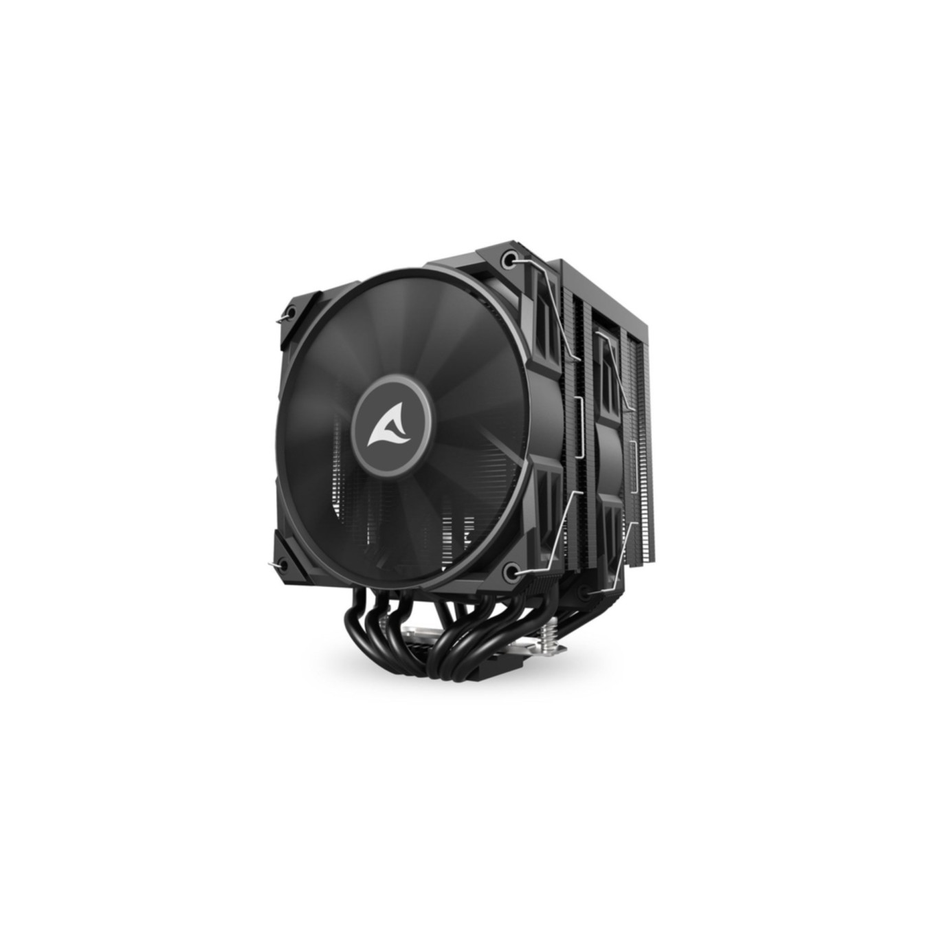 Sharkoon A60 Air Tower CPU Cooler - 6 Heatpipes, Dual 120mm PWM Fans, Black — Buy in Cyprus with Fast Delivery
