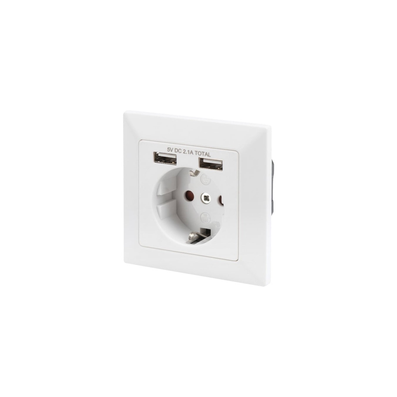 Flush-mounted safety socket - 2x USB-A — Buy in Cyprus with Fast Delivery