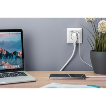 Flush-mounted safety socket - 2x USB-A — Buy in Cyprus with Fast Delivery