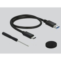External enclosure for 2.5′′ SATA HDD SSD with SuperSpeed USB 10 Gbps (USB 3.1 Gen 2), drive enclosure