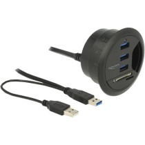 Table hub - 3 port USB 3.0, card reader — Buy in Cyprus with Fast Delivery