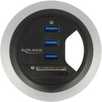 Table hub - 3 port USB 3.0, card reader — Buy in Cyprus with Fast Delivery