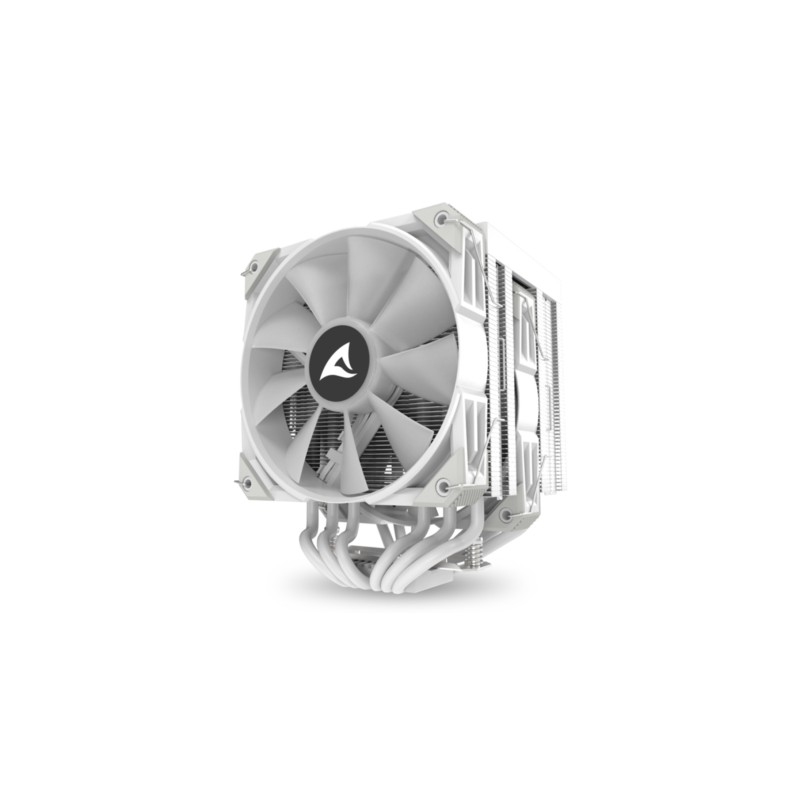 Buy Sharkoon A60 Air Cooler - A60 - White, Dual 120mm RGB Fans, 6 Heat Pipes, LG... in Cyprus, Nicosia, Limassol, Larnaka, Pafos