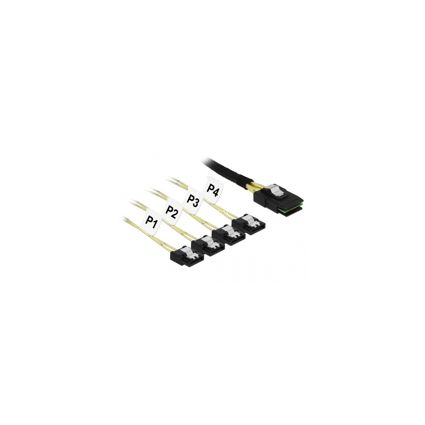 Adapter Cable - Mini SAS SFF-8087 to 4x SATA 7Pin — Buy in Cyprus with Fast Delivery