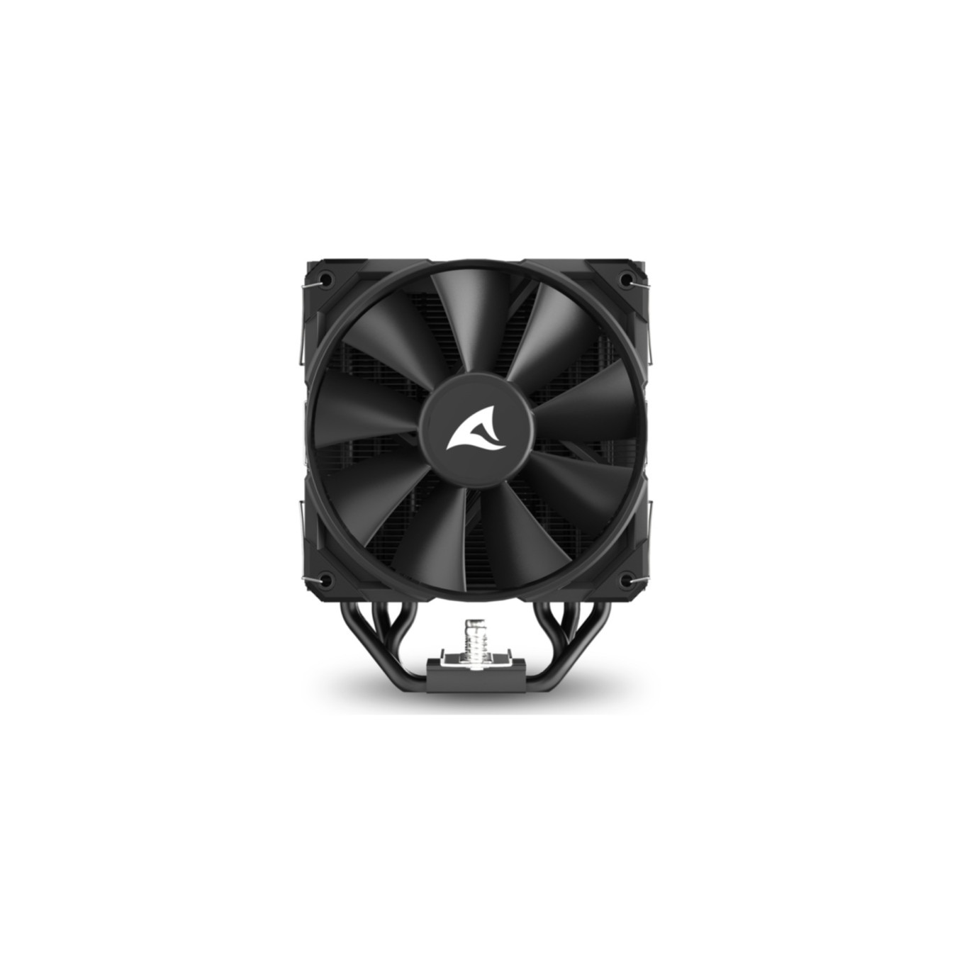 Sharkoon A50 Air Tower CPU Cooler - Black - 120mm PWM Fan, 5 Heatpipes, LGA1700/AM4/AM5 Compatible