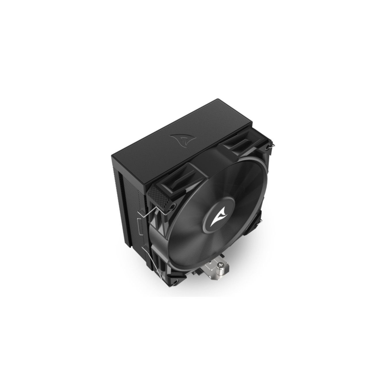 Sharkoon A50 Air Tower CPU Cooler - Black - 120mm PWM Fan, 5 Heatpipes, LGA1700/AM4/AM5 Compatible