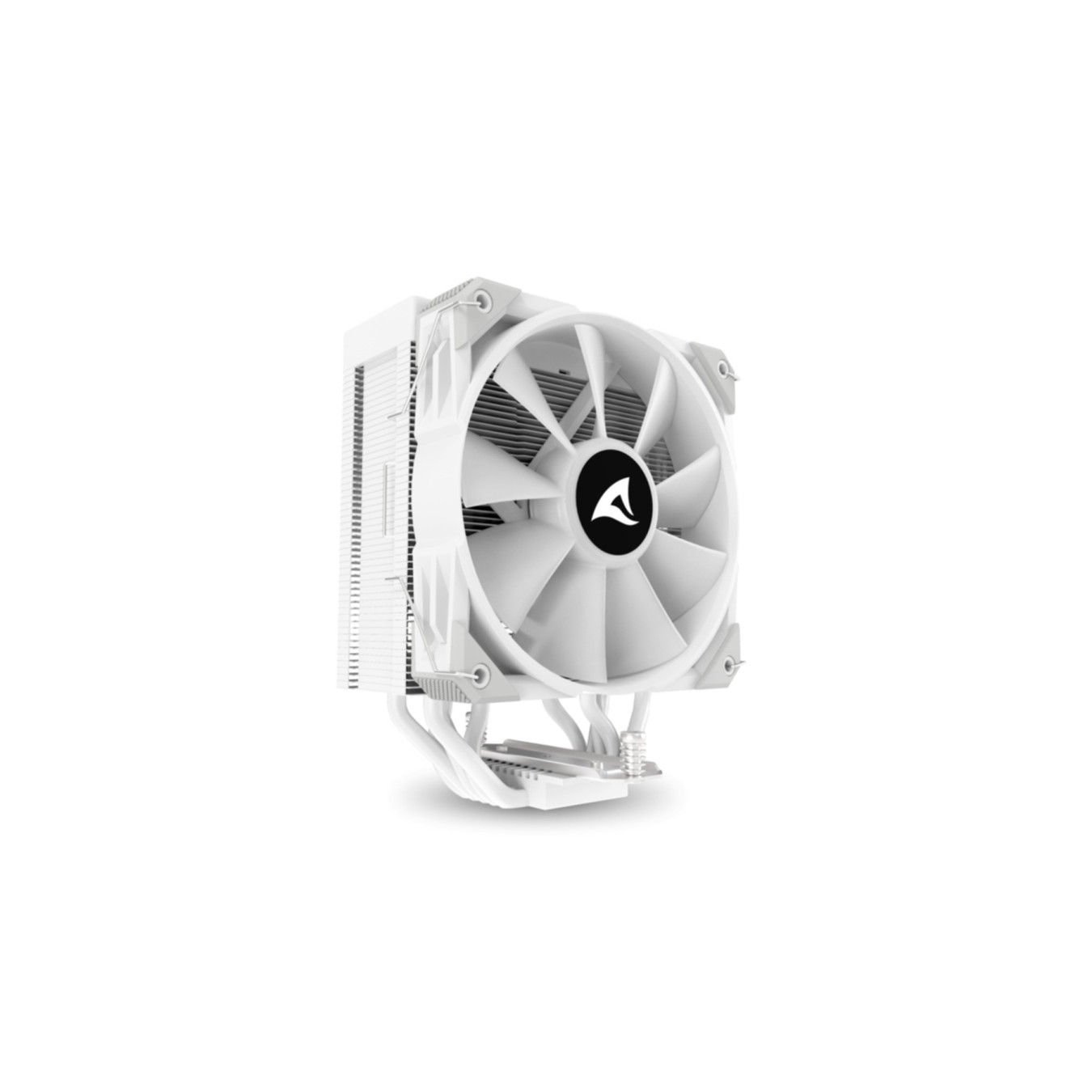 Sharkoon A50 Air Cooler - A50 - White, 5x6mm Heatpipes, 120mm 4-pin PWM Fan, LGA1700/AM5 Compatible