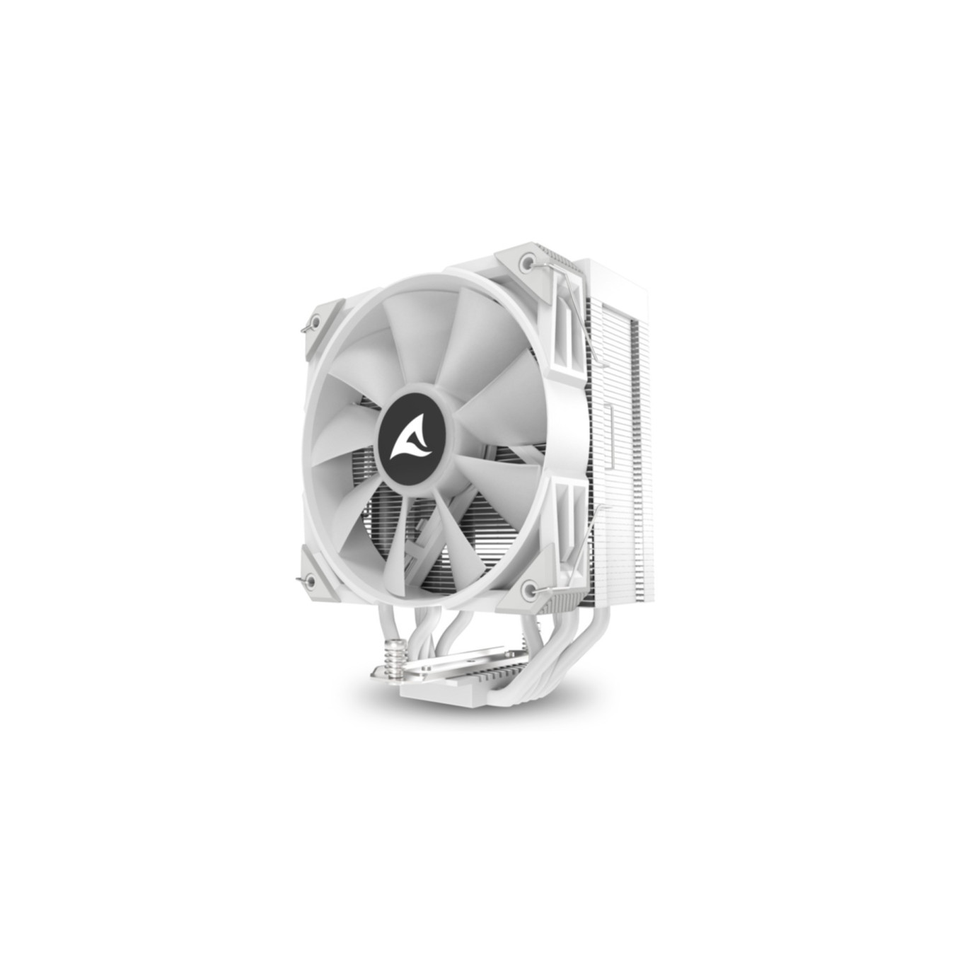 Sharkoon A50 Air Cooler - A50 - White, 5x6mm Heatpipes, 120mm 4-pin PWM Fan, LGA1700/AM5 Compatible