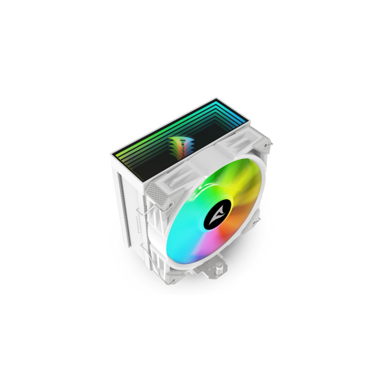 Sharkoon A50 Air Cooler - A50 - White, 5x6mm Heatpipes, 120mm 4-pin PWM Fan, LGA1700/AM5 Compatible