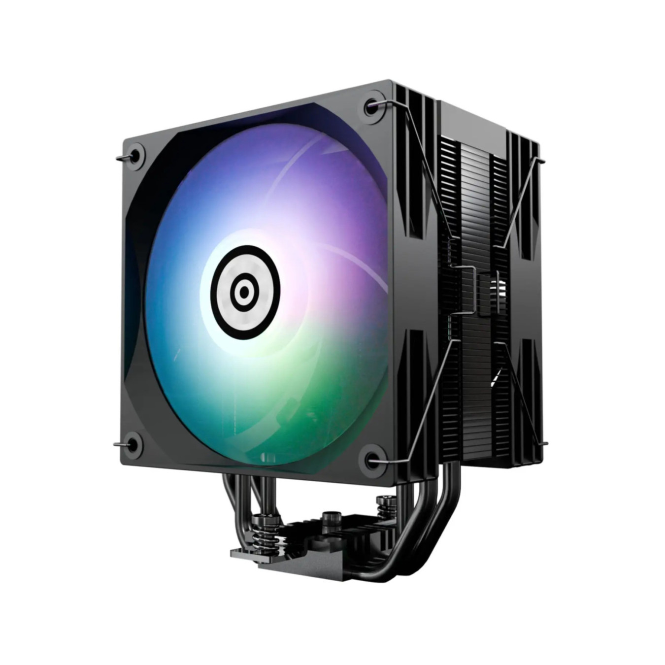 Enermax ETS-T41D-ARGB CPU Cooler - Black, 4x6mm Heatpipes, ARGB 120mm Dual Fans, 250W TDP — Buy in Cyprus with Fast Delivery
