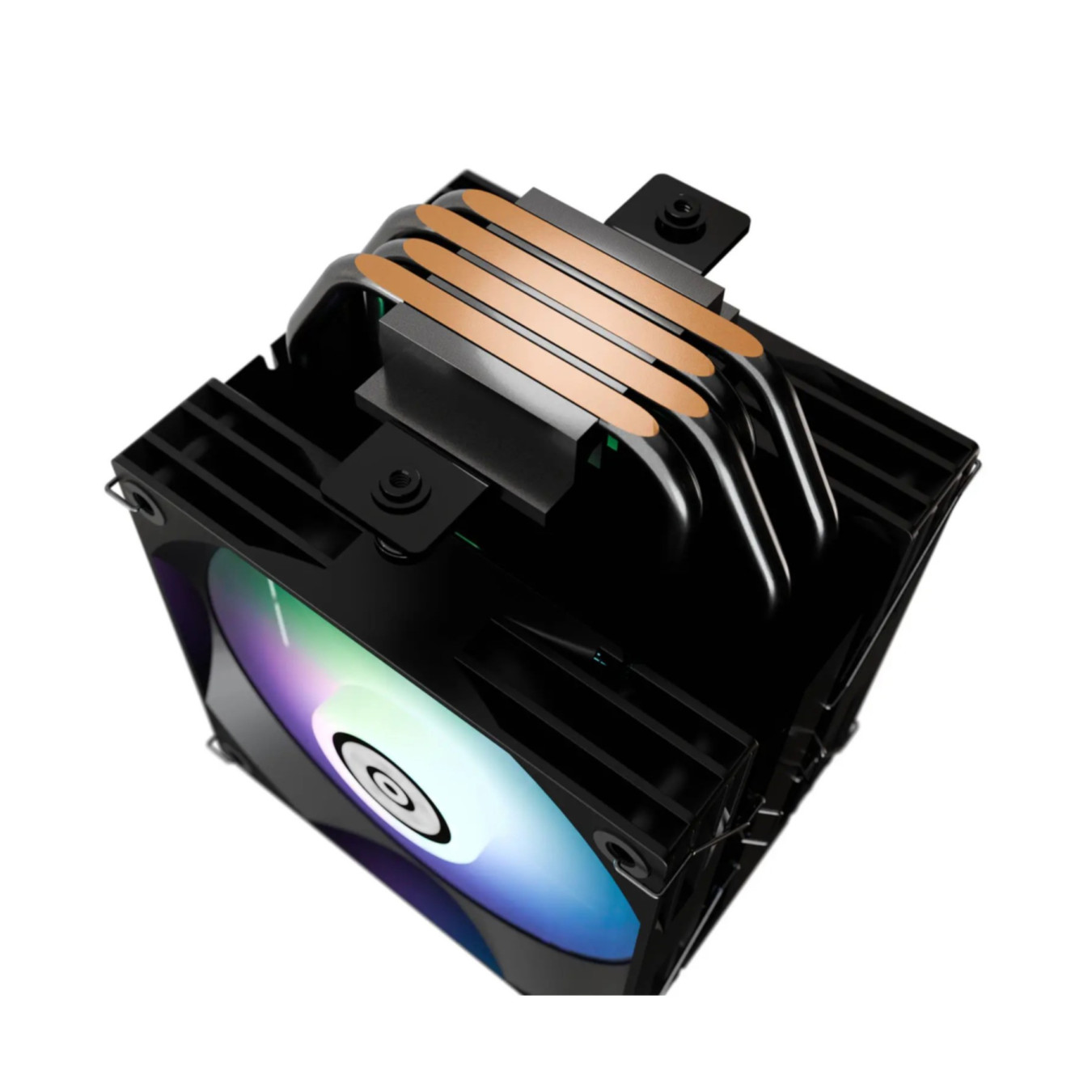 Enermax ETS-T41D-ARGB CPU Cooler - Black, 4x6mm Heatpipes, ARGB 120mm Dual Fans, 250W TDP — Buy in Cyprus with Fast Delivery