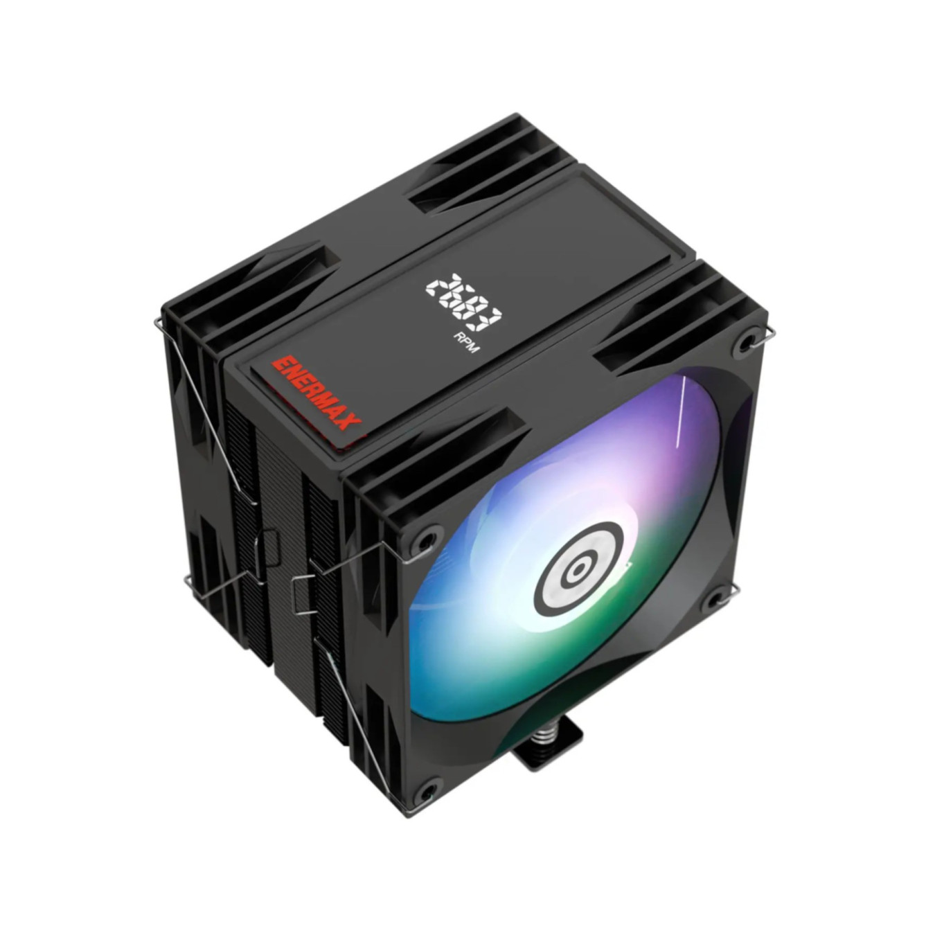 Enermax ETS-T41D-ARGB CPU Cooler - Black, 4x6mm Heatpipes, ARGB 120mm Dual Fans, 250W TDP — Buy in Cyprus with Fast Delivery