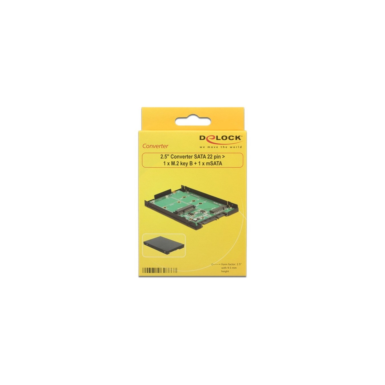 2.5' Convert SATA 22Pin to 1x M.2 — Buy in Cyprus with Fast Delivery