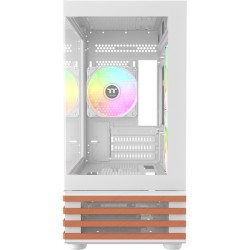 Thermaltake View 170 WS ARGB Snow Micro Chassis - White/Wood (Boxed) — Buy in Cyprus with Fast Delivery