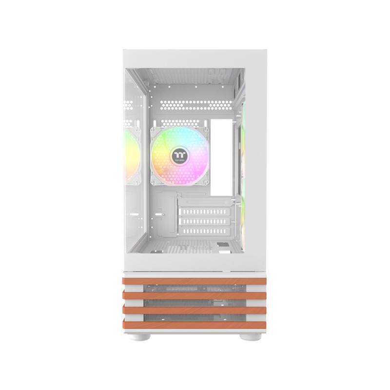 Thermaltake View 170 WS ARGB Snow Micro Chassis - White/Wood (Boxed) — Buy in Cyprus with Fast Delivery