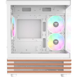 Thermaltake View 170 WS ARGB Snow Micro Chassis - White/Wood (Boxed) — Buy in Cyprus with Fast Delivery