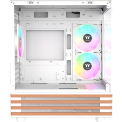 Thermaltake View 170 WS ARGB Snow Micro Chassis - White/Wood (Boxed) — Buy in Cyprus with Fast Delivery