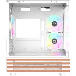 Thermaltake View 170 WS ARGB Snow Micro Chassis - White/Wood (Boxed) — Buy in Cyprus with Fast Delivery