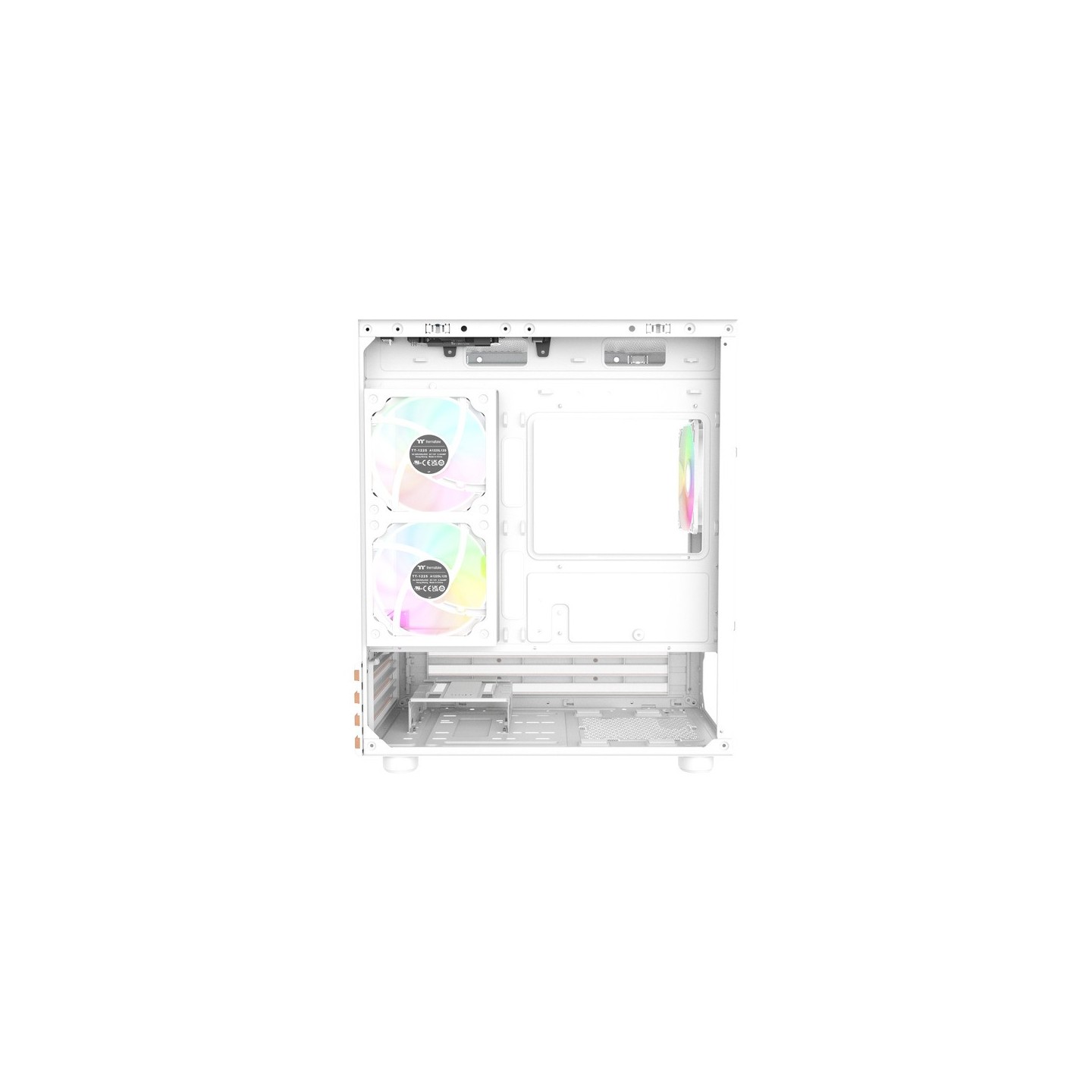 Thermaltake View 170 WS ARGB Snow Micro Chassis - White/Wood (Boxed) — Buy in Cyprus with Fast Delivery