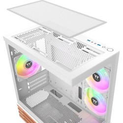 Thermaltake View 170 WS ARGB Snow Micro Chassis - White/Wood (Boxed) — Buy in Cyprus with Fast Delivery