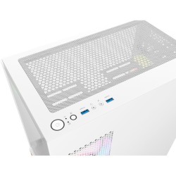 Thermaltake View 170 WS ARGB Snow Micro Chassis - White/Wood (Boxed) — Buy in Cyprus with Fast Delivery