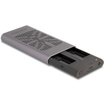 External USB 20 Gbps enclosure for 2 x M.2 NVMe PCIe SSD - drive enclosure — Buy in Cyprus with Fast Delivery