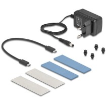 External USB 20 Gbps enclosure for 2 x M.2 NVMe PCIe SSD - drive enclosure — Buy in Cyprus with Fast Delivery