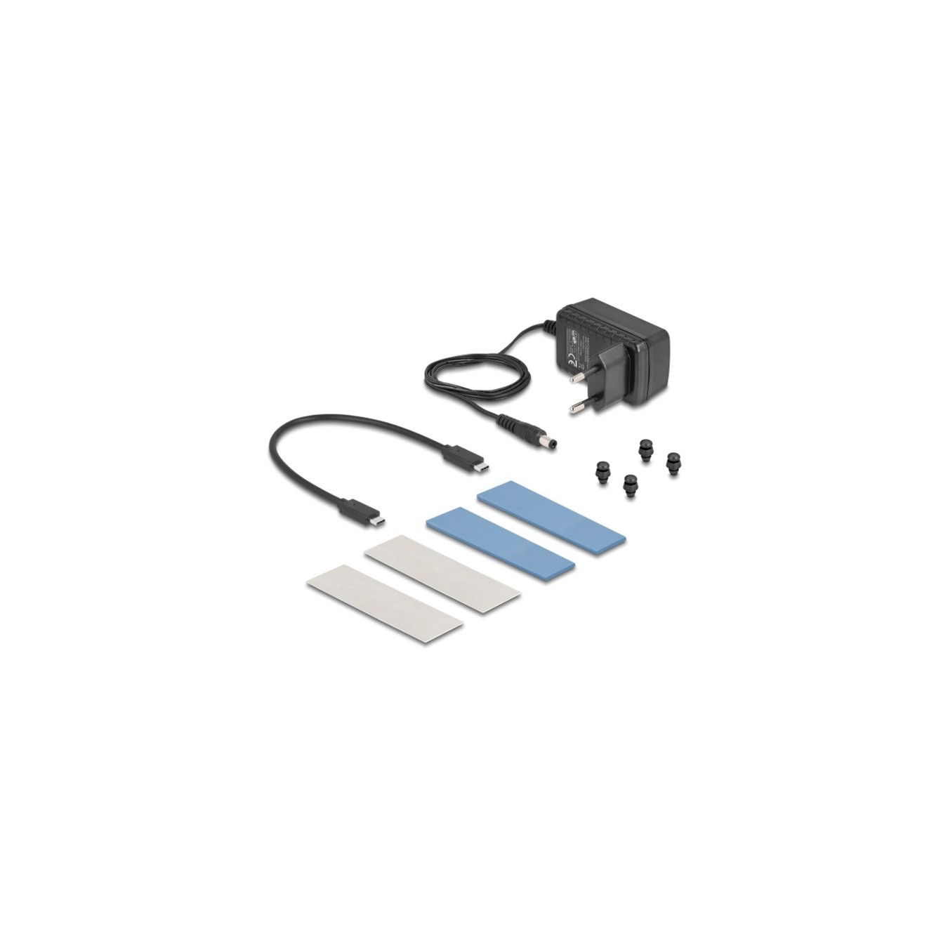 External USB 20 Gbps enclosure for 2 x M.2 NVMe PCIe SSD - drive enclosure — Buy in Cyprus with Fast Delivery