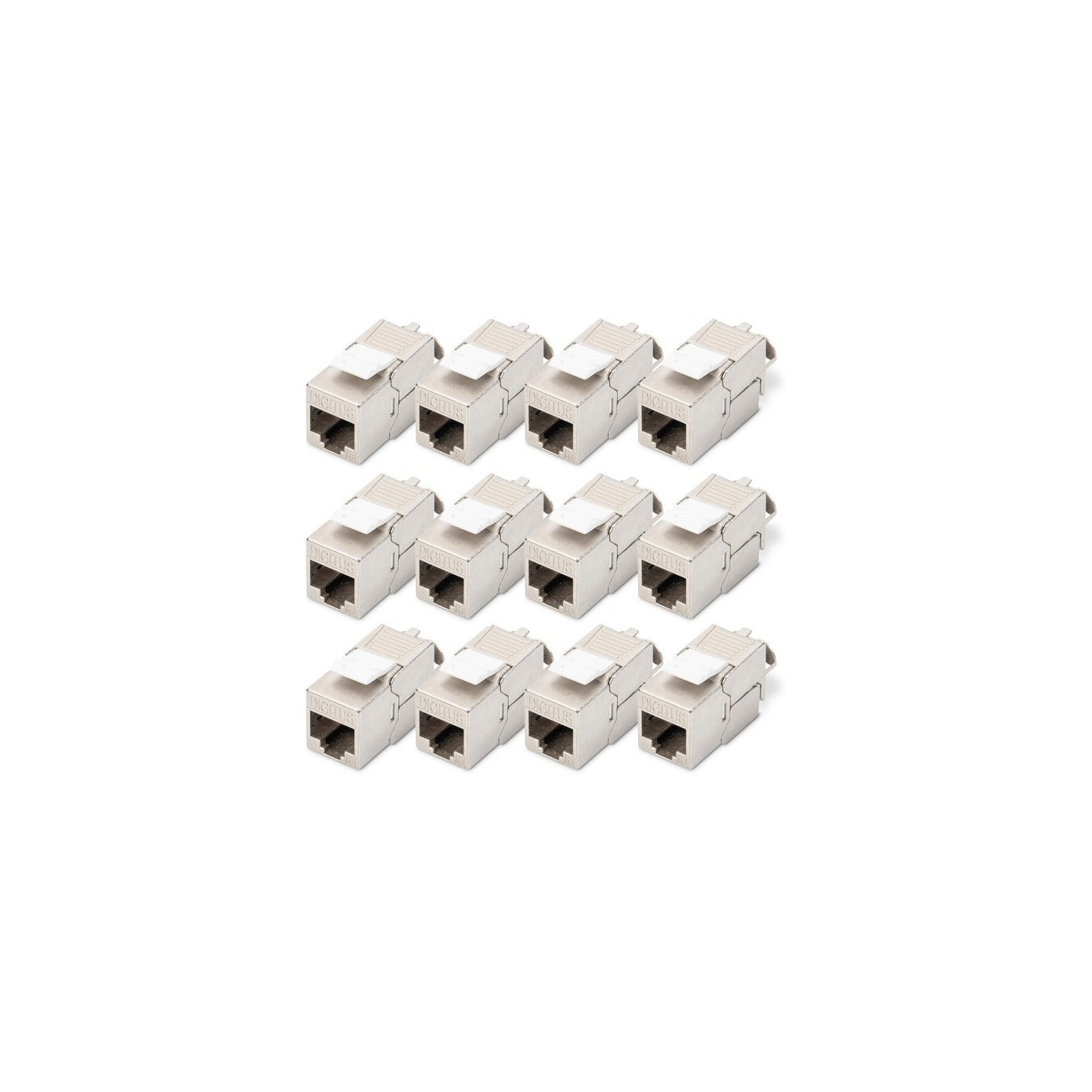 CAT 6A Keystone Module - Shielded, Tool-free - 12 Pieces — Buy in Cyprus with Fast Delivery