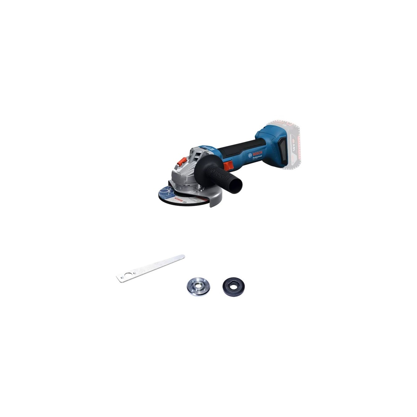 Cordless angle grinder - GWS 18V-8 - Professional solo, 18 volts — Buy in Cyprus with Fast Delivery