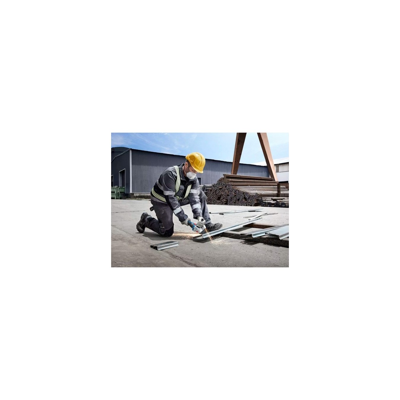 Cordless angle grinder - GWS 18V-8 - Professional solo, 18 volts — Buy in Cyprus with Fast Delivery
