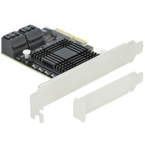 PCIe 5P SATA x4 LP, interface card - PCIe 5P SATA x4 LP — Buy in Cyprus with Fast Delivery