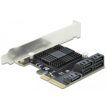 PCIe 5P SATA x4 LP, interface card - PCIe 5P SATA x4 LP — Buy in Cyprus with Fast Delivery