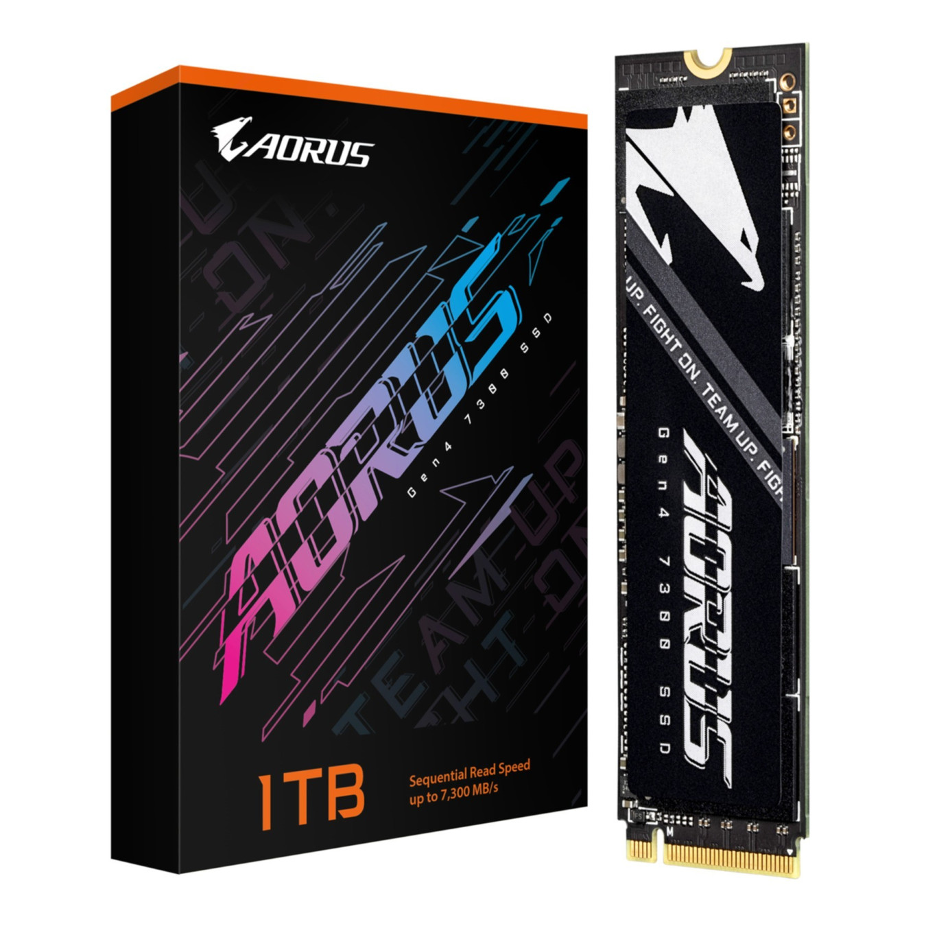 GIGABYTE AORUS 7300 - AG4731TB - 1TB M.2 2280 NVMe SSD PCIe Gen4 x4 (3D TLC, 7300MB/s) — Buy in Cyprus with Fast Delivery
