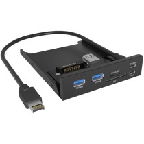 ICY BOX IB-HUB1419-i3 Front-Panel USB Hub – USB 3.2 Gen 1, Card Reader | Armenius Store