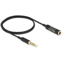 Audio extension cable 3.5mm 4Pin male to 3.5mm 4Pin female - Ultra Slim — Buy in Cyprus with Fast Delivery