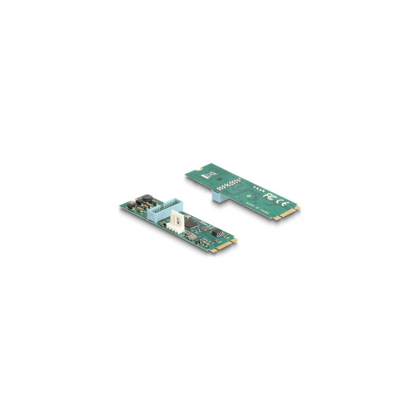 Converter M.2 Key B+M connector to 2 x USB 5 Gbps Type-A - interface extension — Buy in Cyprus with Fast Delivery