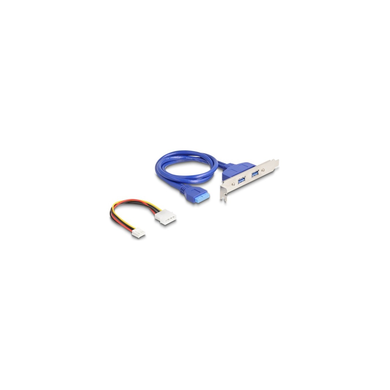Converter M.2 Key B+M connector to 2 x USB 5 Gbps Type-A - interface extension — Buy in Cyprus with Fast Delivery