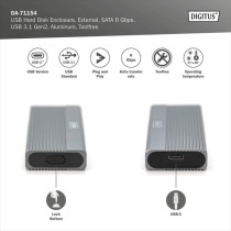 USB M.2 SSD Enclosure - DA-71154 - USB M.2 SSD, drive enclosure — Buy in Cyprus with Fast Delivery