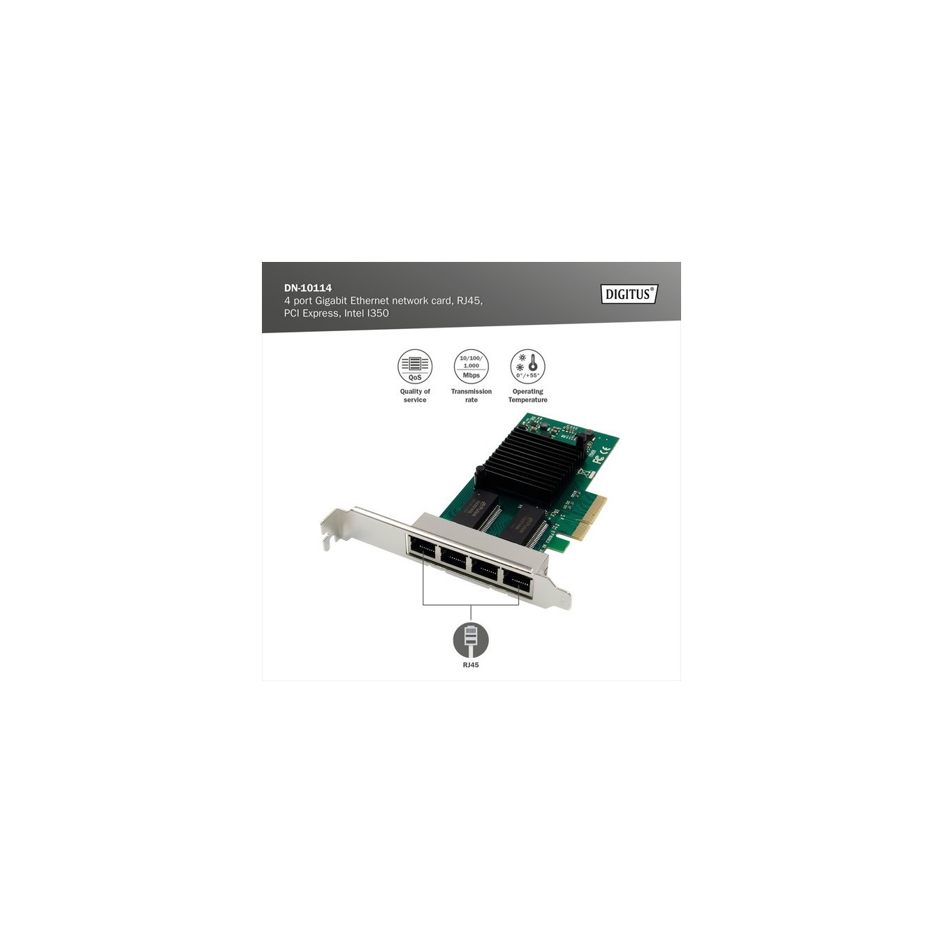 LAN-Adapter - 4-Port Gigabit Ethernet — Buy in Cyprus with Fast Delivery