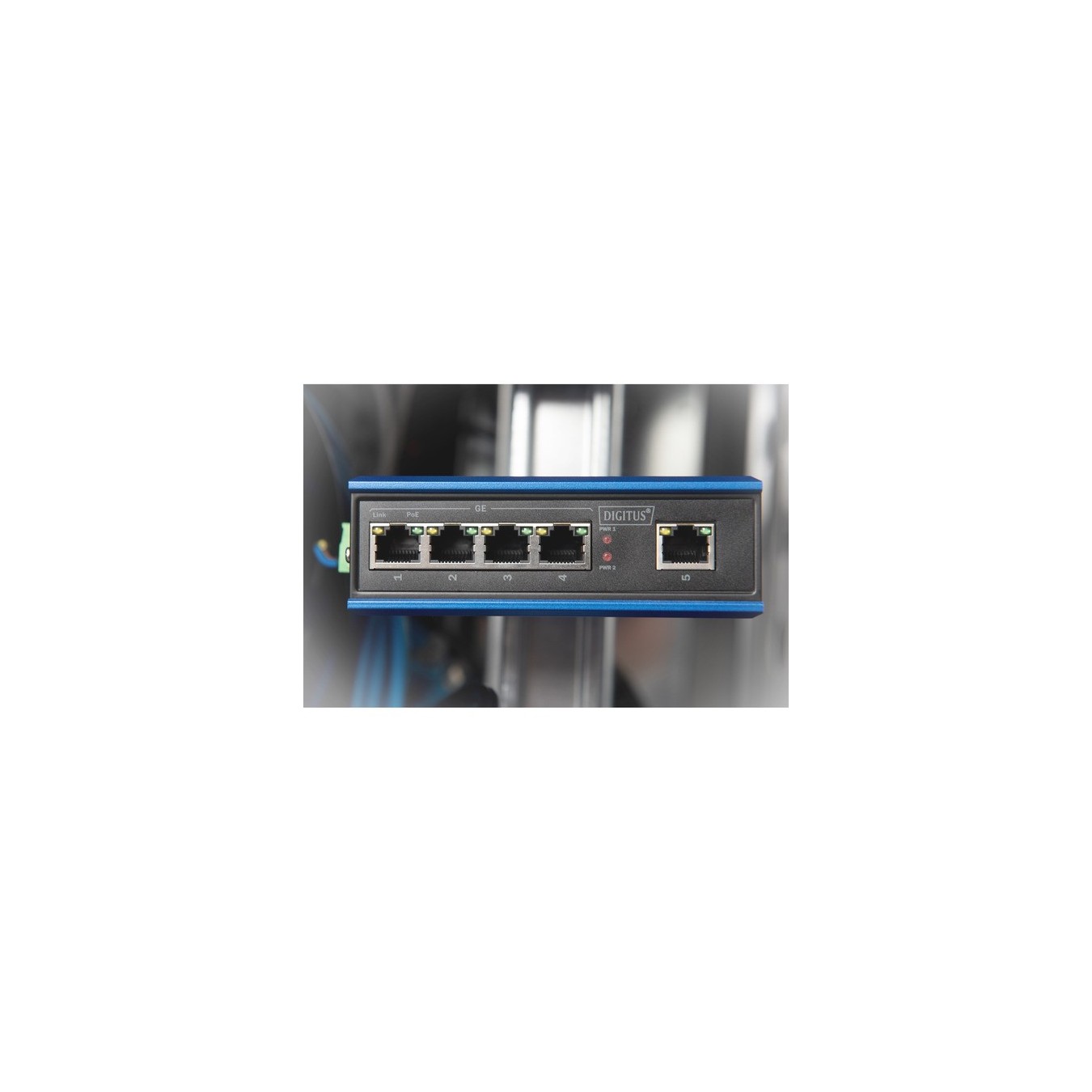 4 Port Gigabit PoE Industrial, Unmanaged, Switch — Buy in Cyprus with Fast Delivery