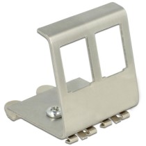 Holder for DIN rail - 2 port Keystone module — Buy in Cyprus with Fast Delivery