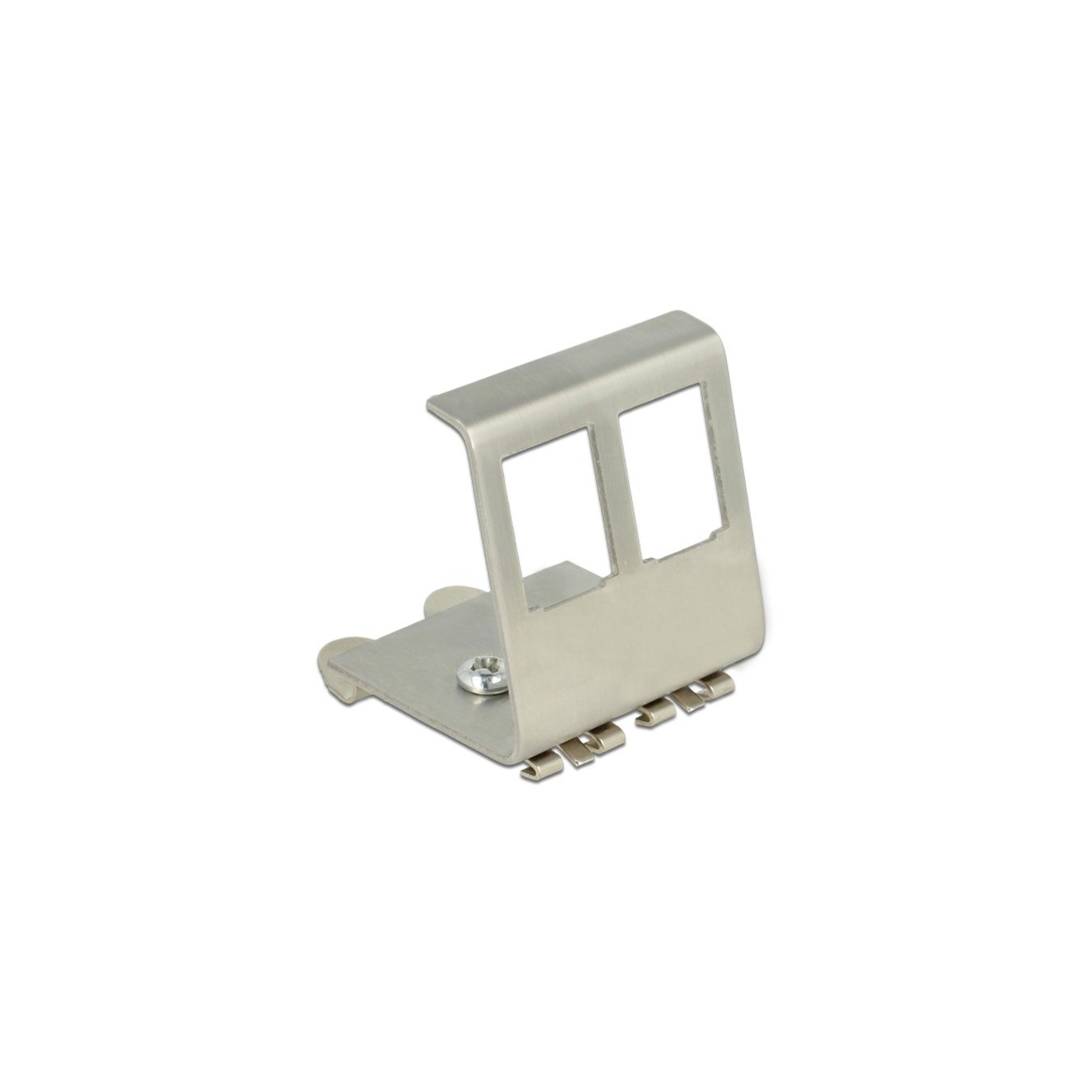 Holder for DIN rail - 2 port Keystone module — Buy in Cyprus with Fast Delivery