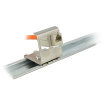 Holder for DIN rail - 2 port Keystone module — Buy in Cyprus with Fast Delivery