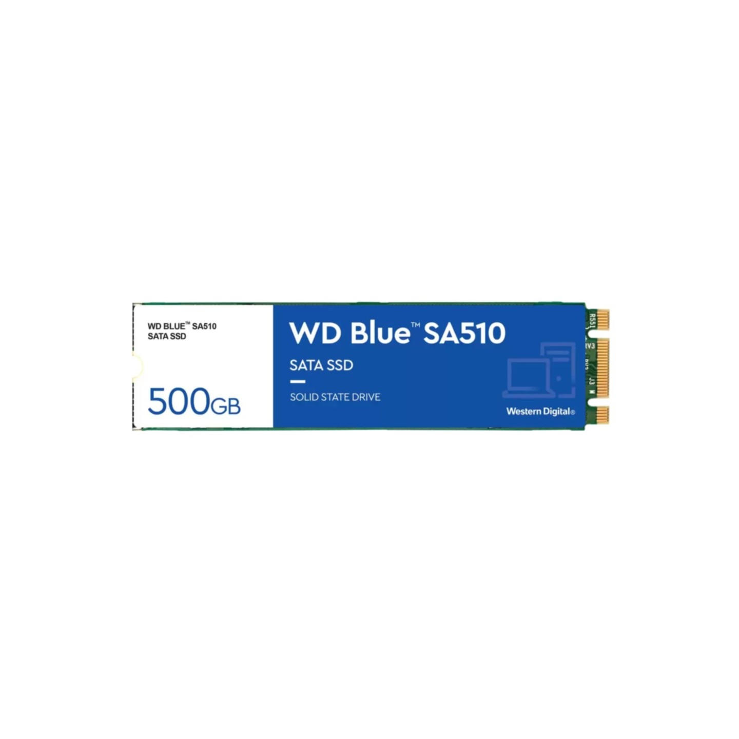 WD Blue SA510 500GB M.2 2280 SATA III SSD - WDS500G3B0B 560/510 MB/s (Boxed) — Buy in Cyprus with Fast Delivery